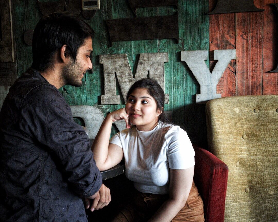 couple having deep conversation