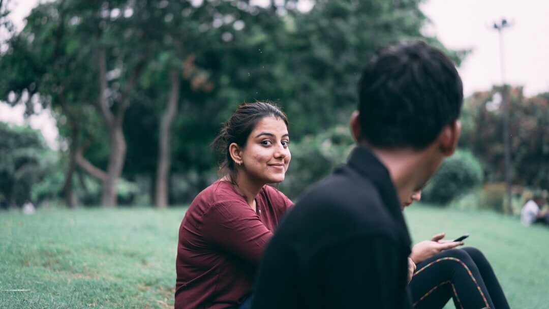 person sharing feelings in conversation